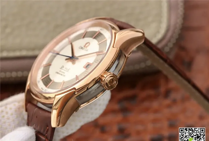 Omega De Ville 431.63.41.21.02.001 VS Factory 1:1 Best Edition Replica Watch Brown Strap
